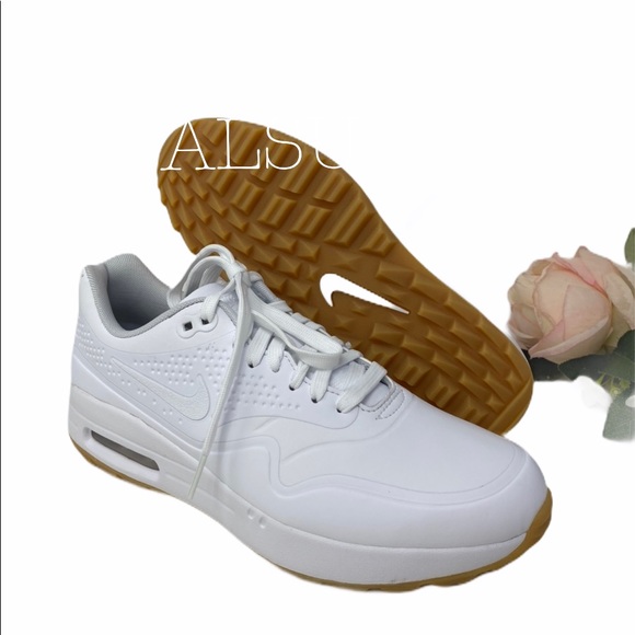Nike Air Max 1 Leather White Women’s Sneakers - Picture 4 of 8